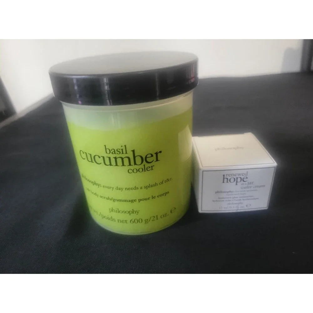 Basil Cucumber Cooler Body Scrub 21oz PLUS Free Renewed Hope
